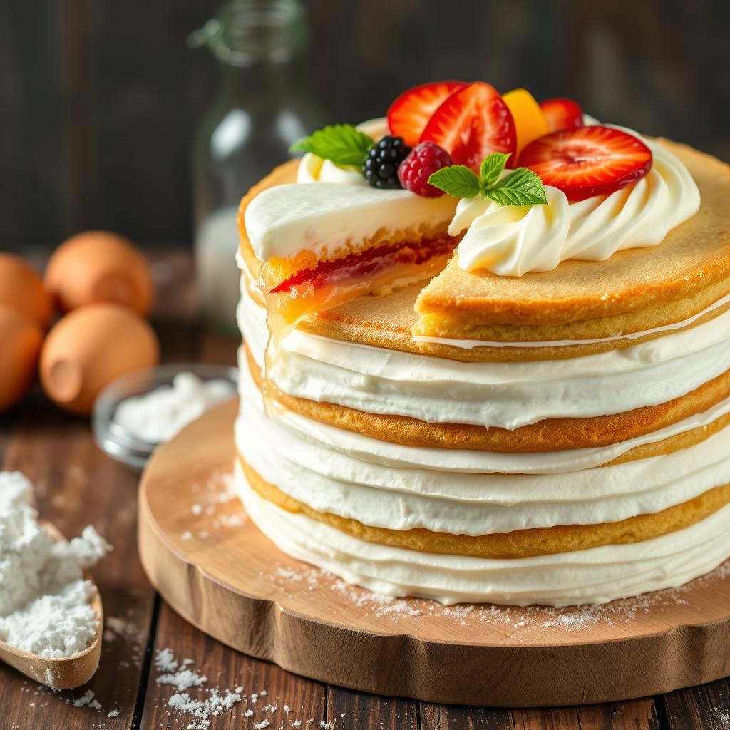 Génoise pour Layer Cake