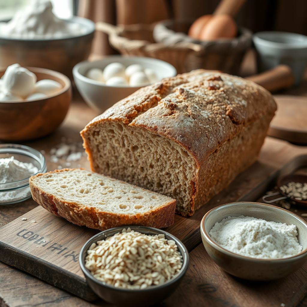 Le psyllium dans le pain sans gluten