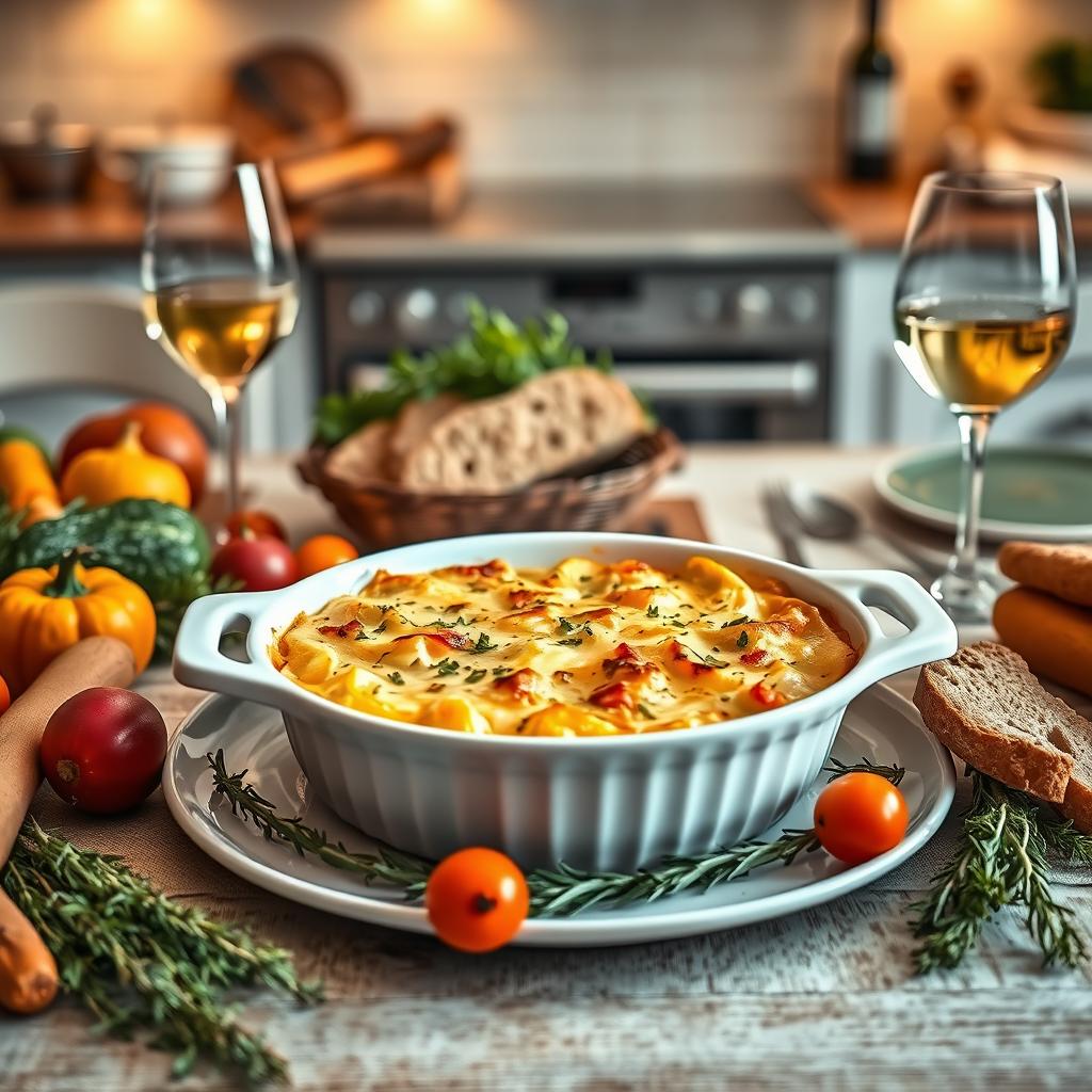 accompagnements gratin butternut