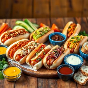 associations saveurs mini hot dogs