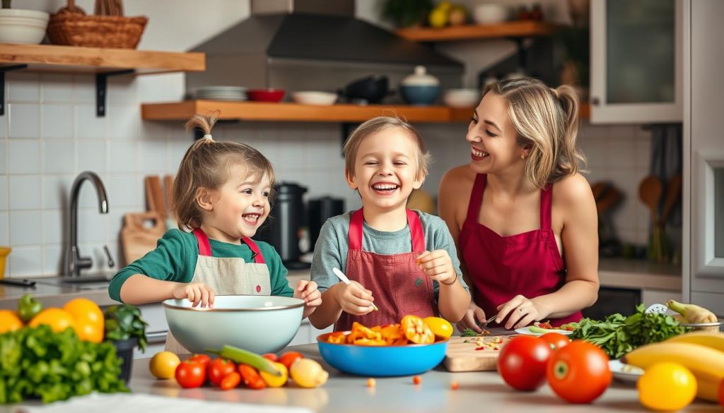 avantages de cuisiner avec les enfants