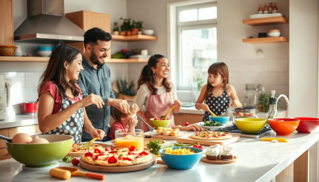 bienfaits de la cuisine en famille