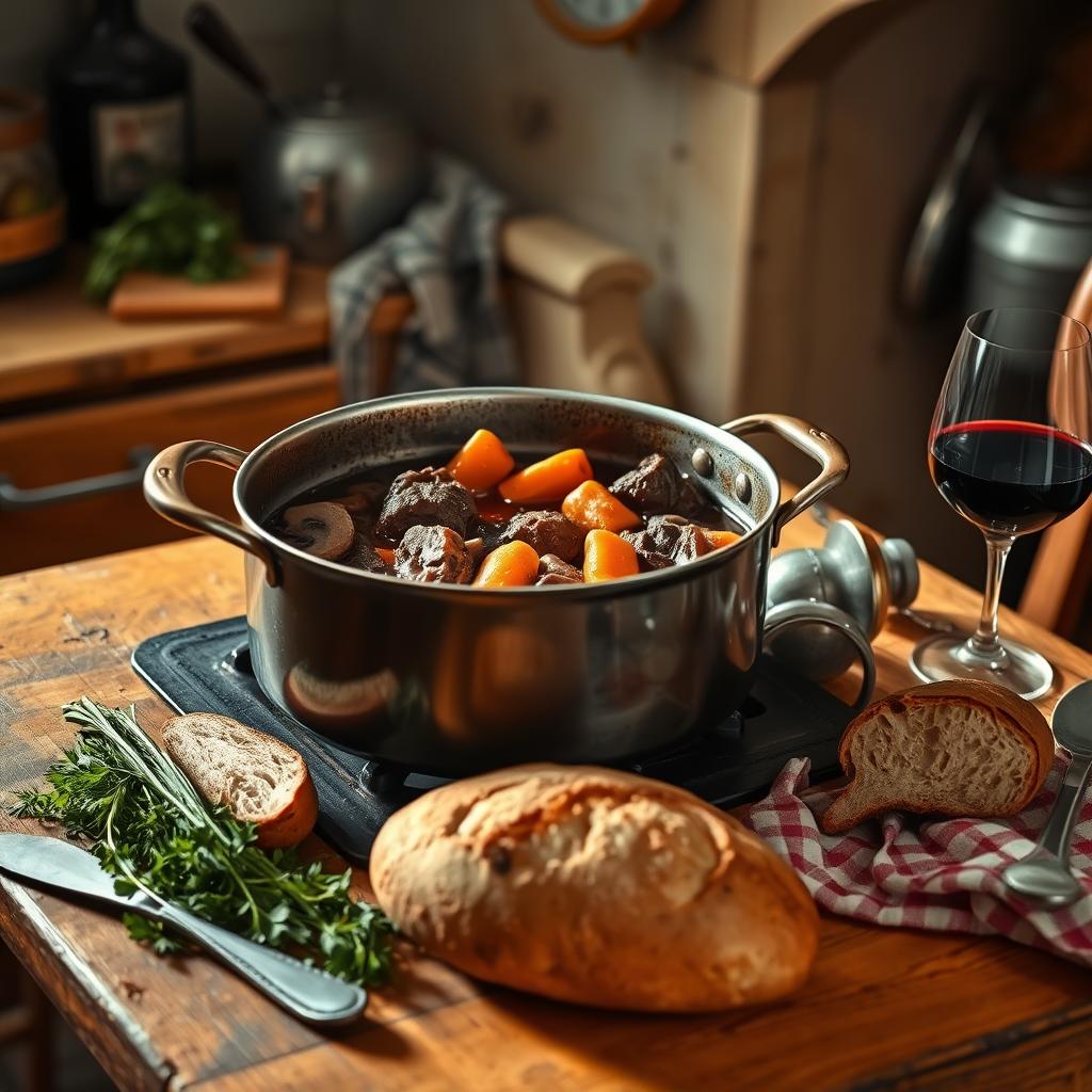 boeuf bourguignon recette de grand mere