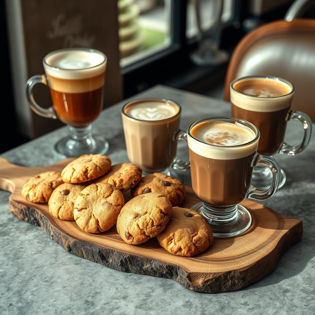 boissons avec cookies