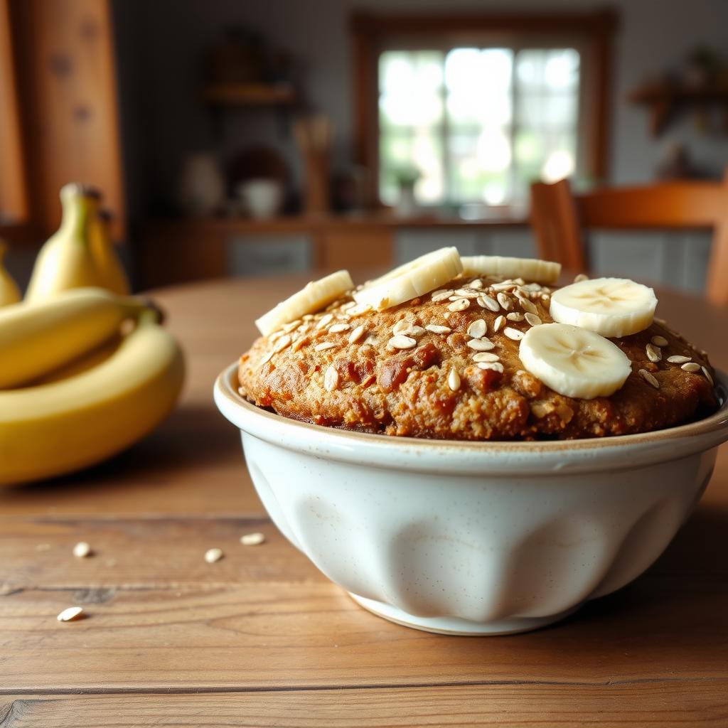 bowl cake banane