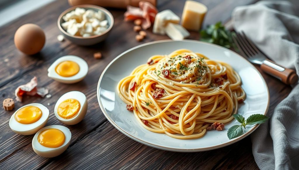 calories pâtes à la carbonara