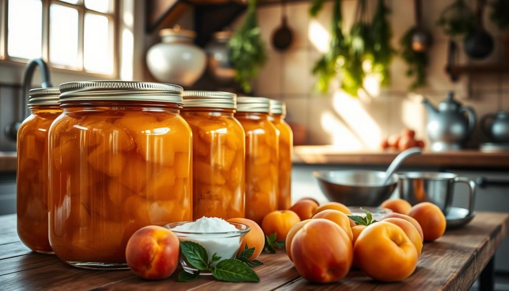 conservation confiture d'abricots