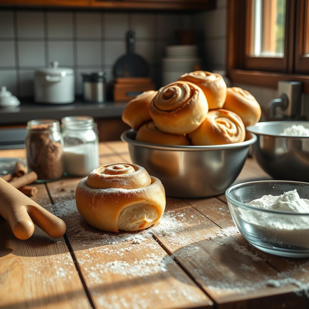 cuisson cinnamon rolls