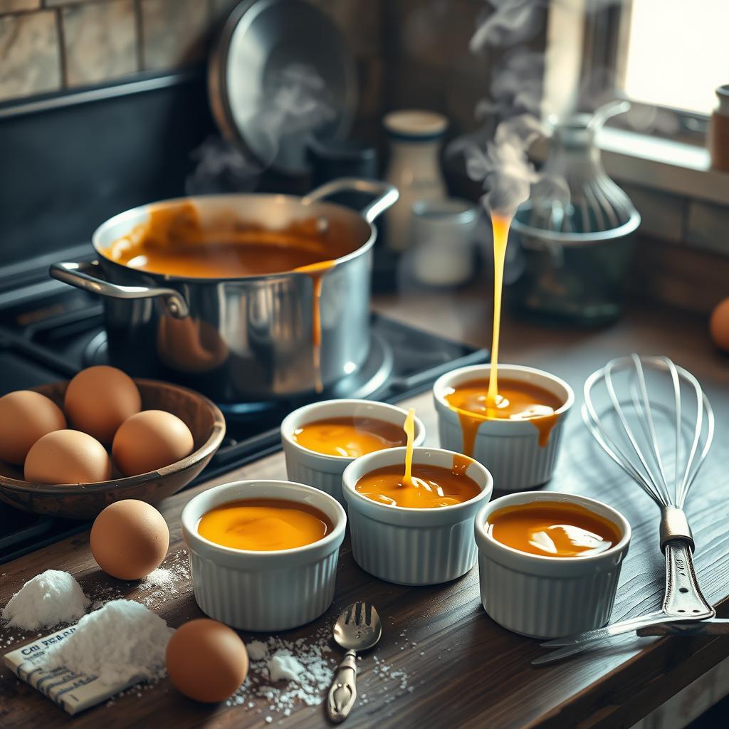 cuisson crème caramel