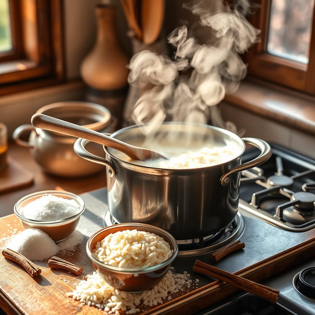 cuisson riz au lait