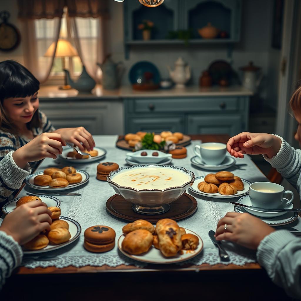 dessert en famille