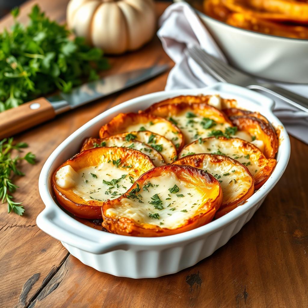 gratin de potimarron dans la gastronomie française