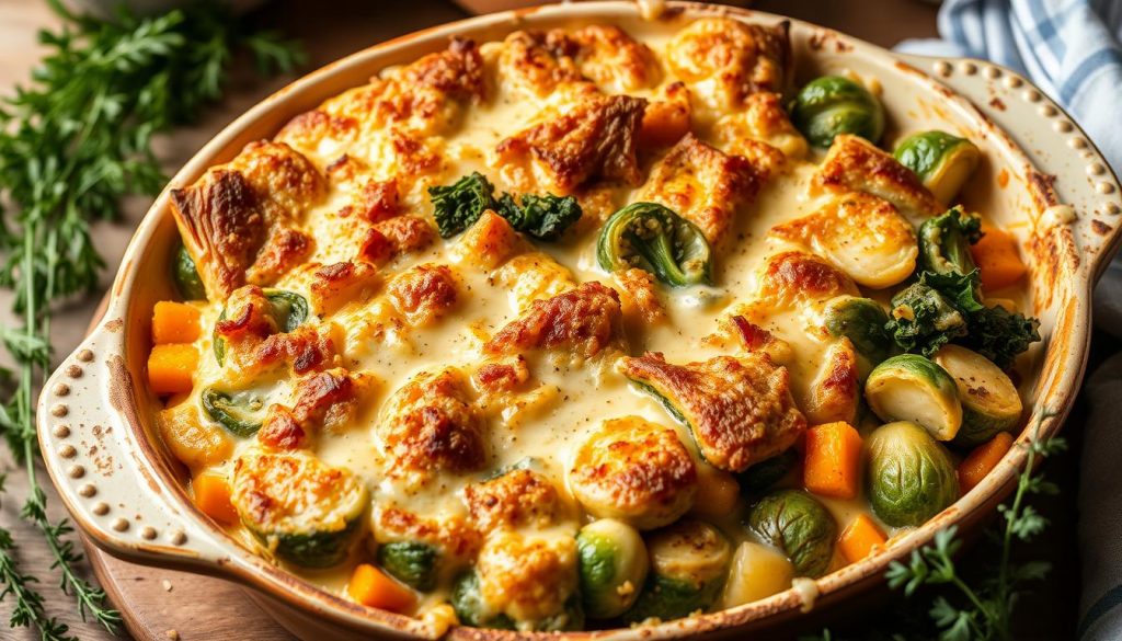 gratin saisonnier avec légumes de saison