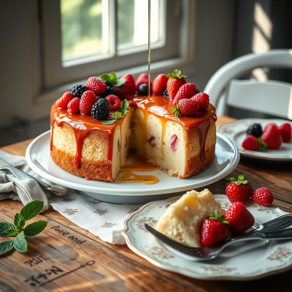 idées présentation gâteau au yaourt