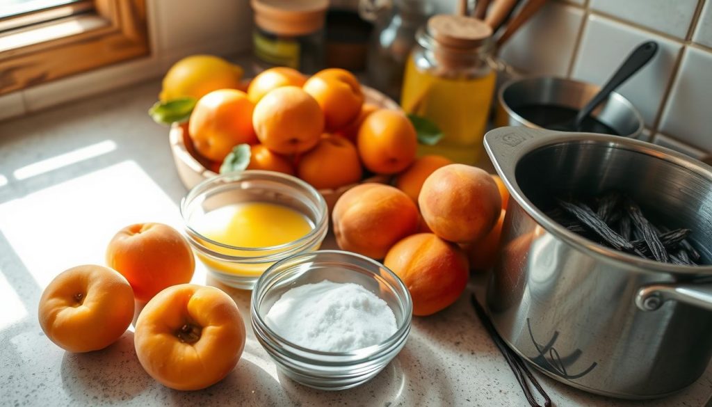 ingrédients confiture d'abricots