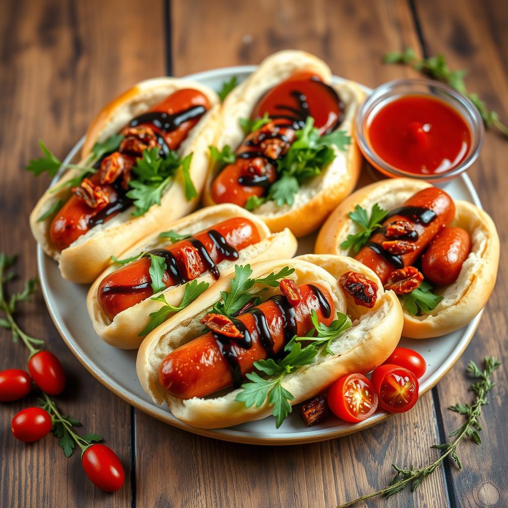 mini hot dogs italiens