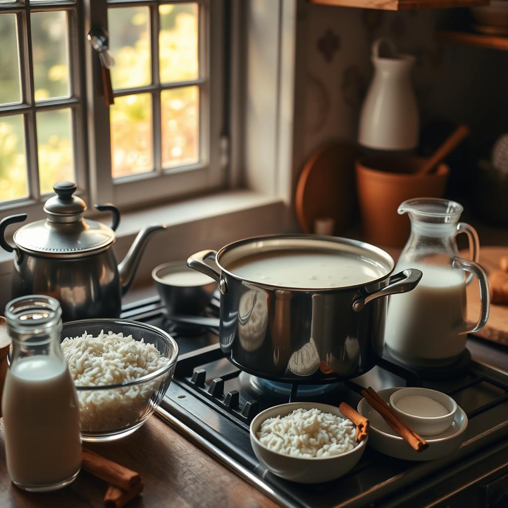 préparation riz au lait traditionnel