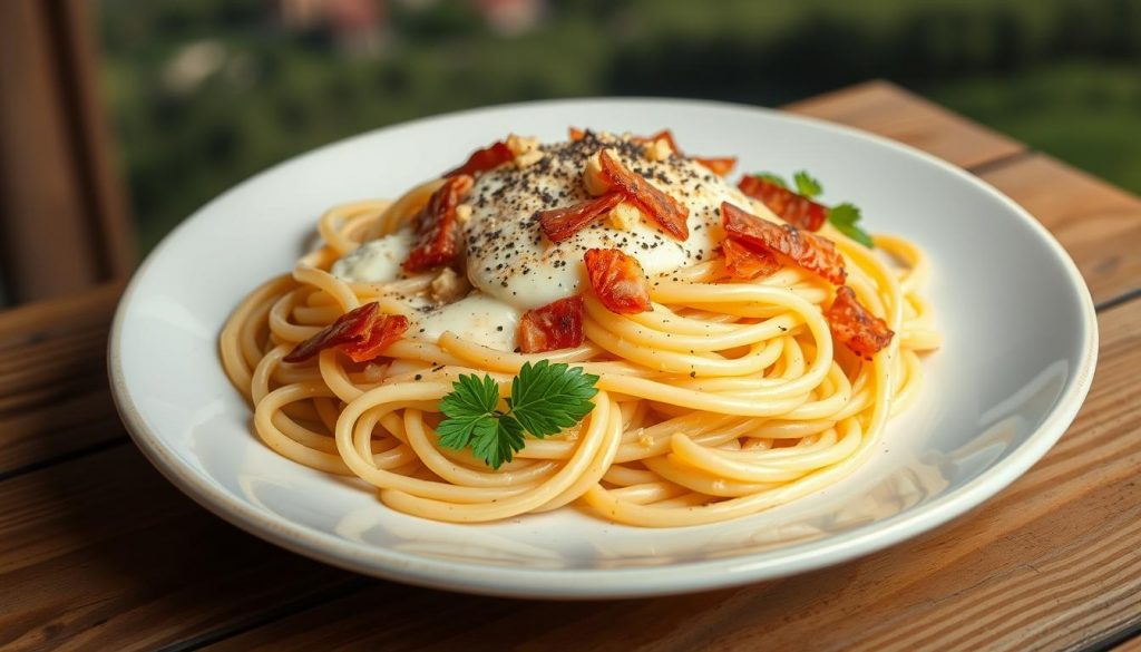 recette traditionnelle pâtes à la carbonara