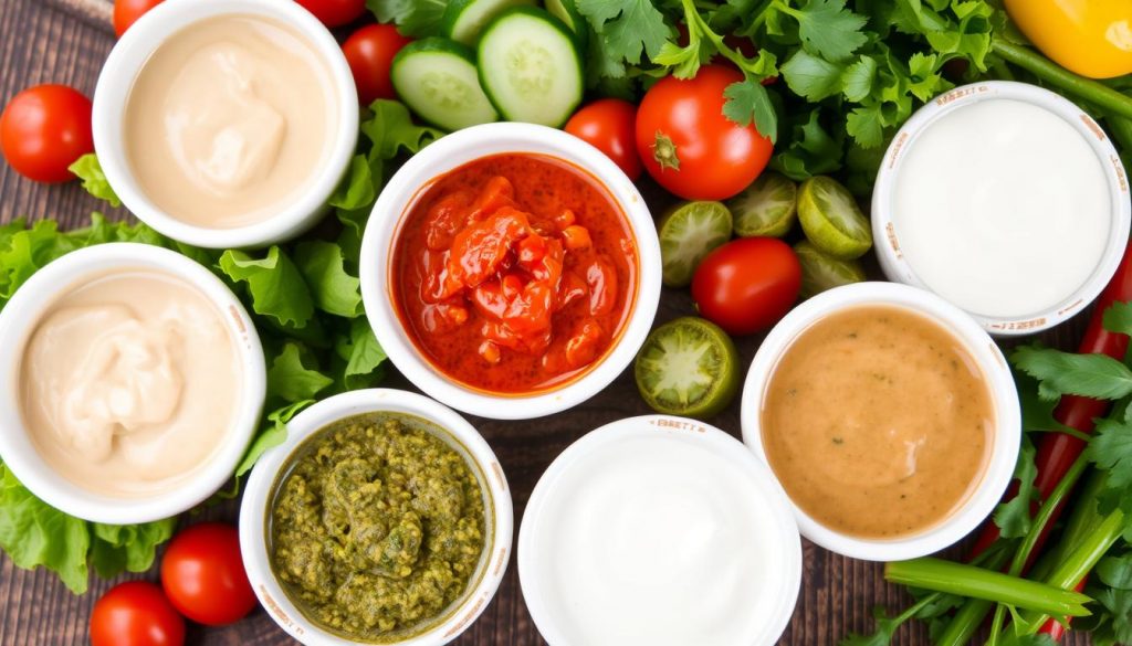 sauces pour wraps