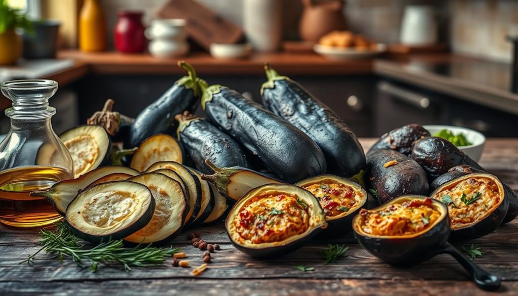 techniques de cuisson aubergines au four