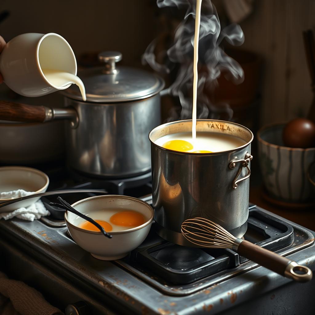 techniques de cuisson œufs au lait