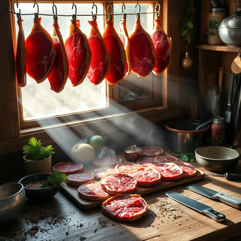 temps de séchage viande