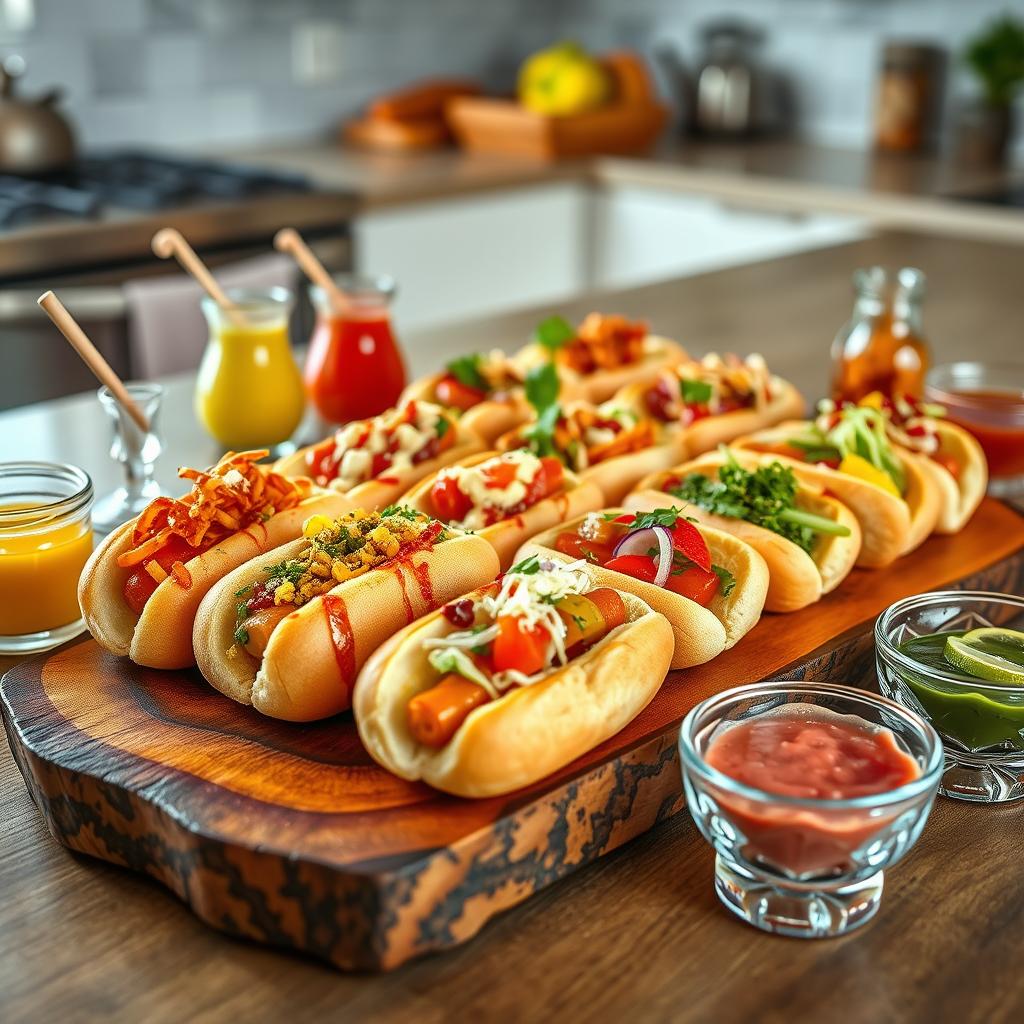 tendances mini hot dogs