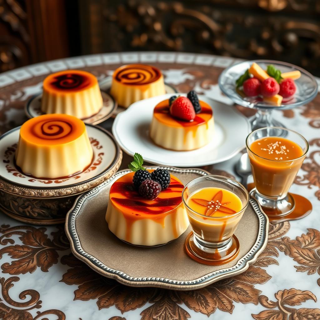 variantes crème caramel