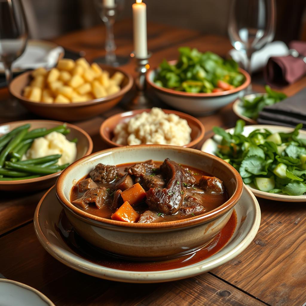 accompagnements pour boeuf bourguignon