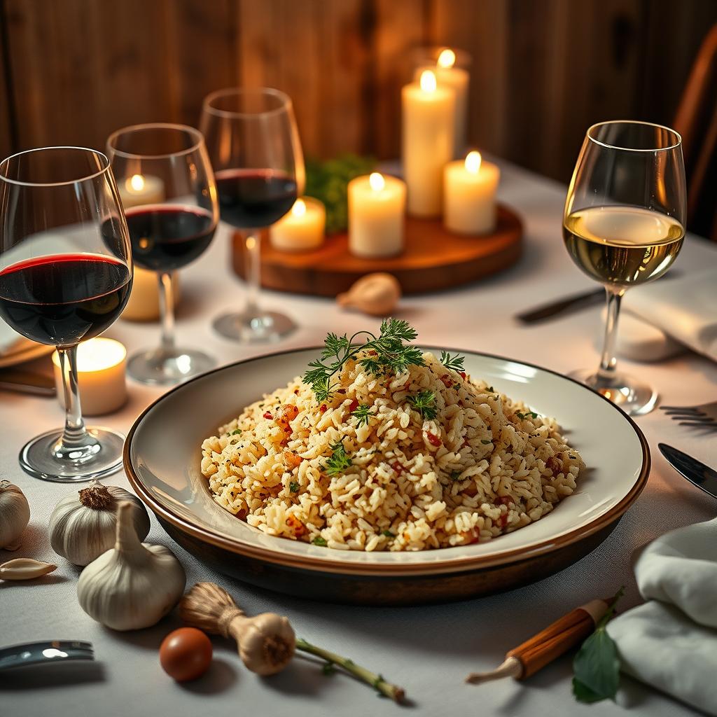 accords mets vins avec du riz pilaf