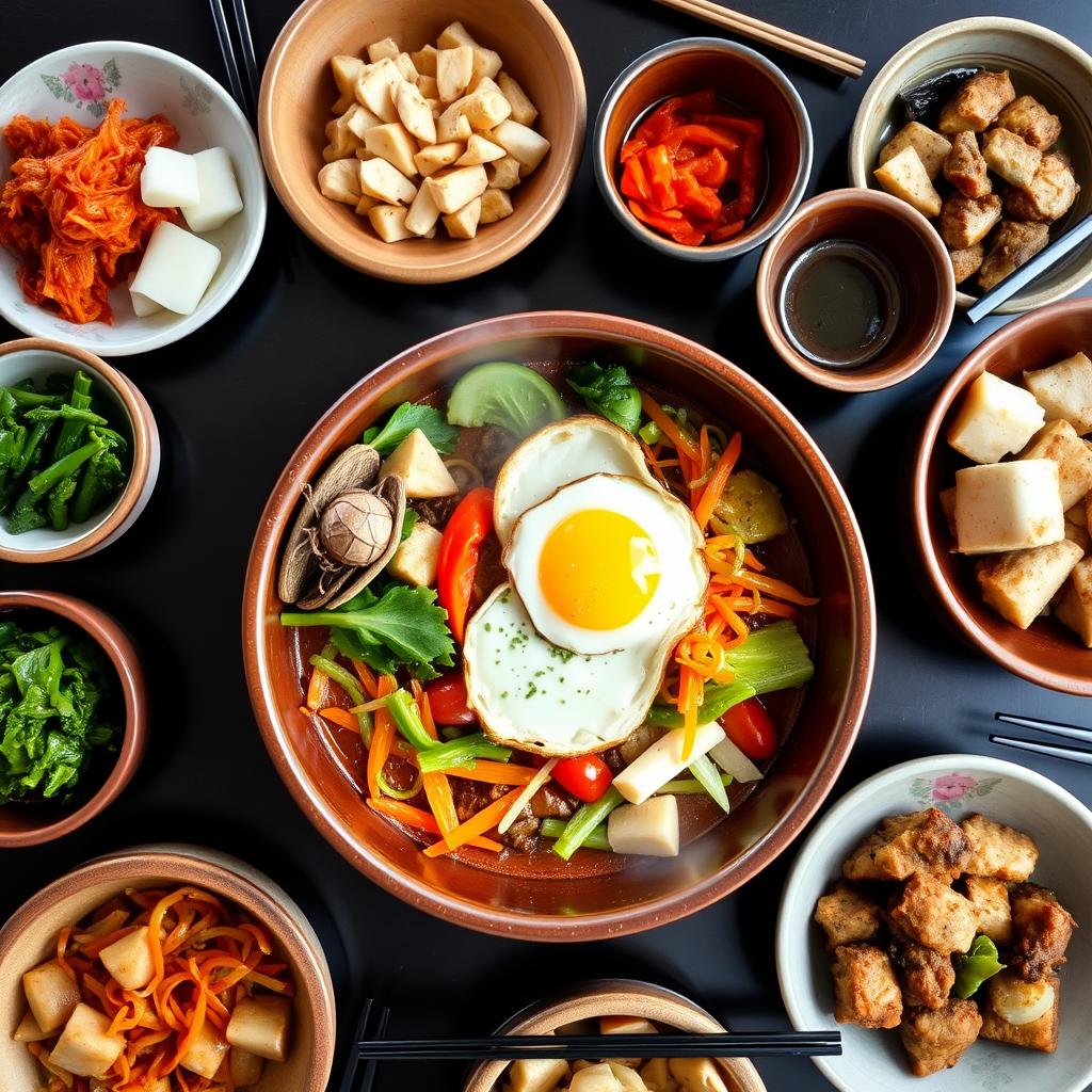 banchan accompagnements coréens repas