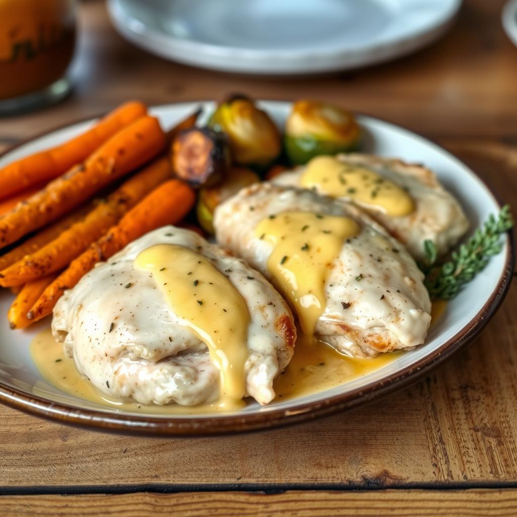 blancs de poulet à la crème