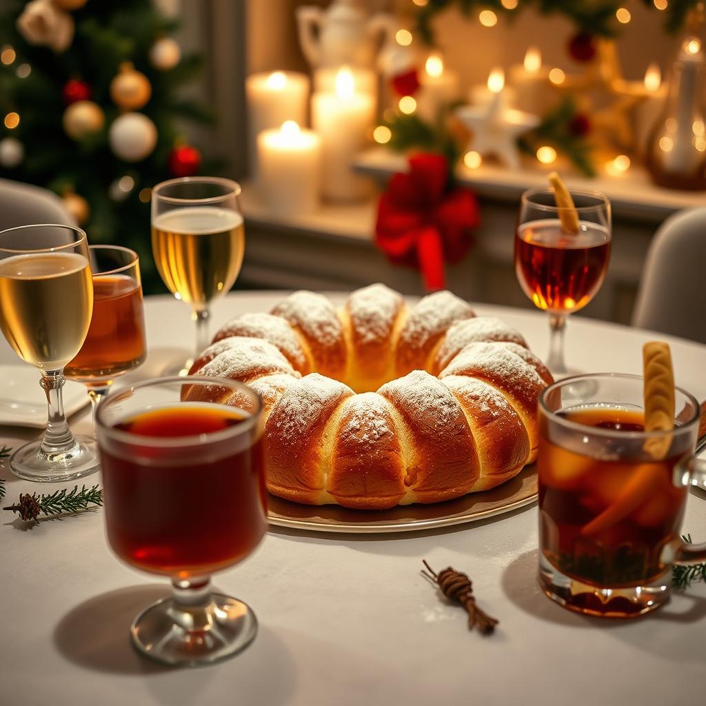 boissons avec galette des rois