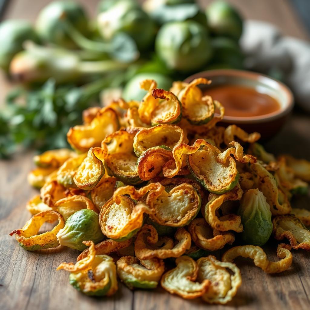 chips de choux de Bruxelles