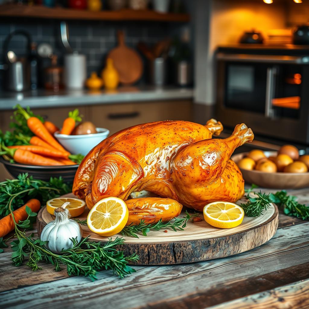 conseils culinaires poulet au four