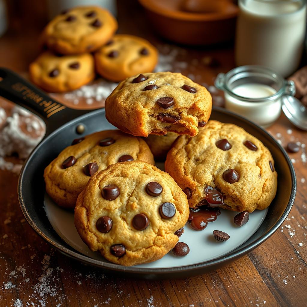 cookies à la poêle