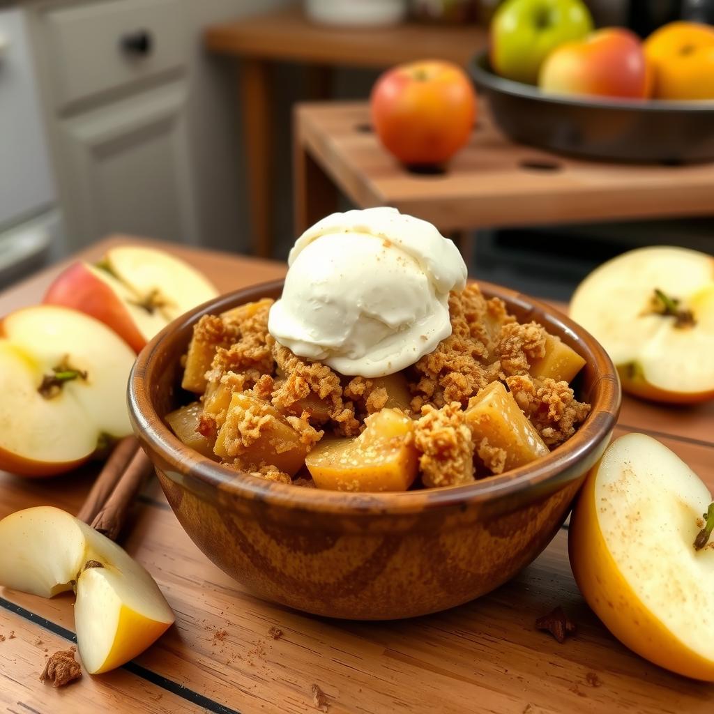 crumble pomme