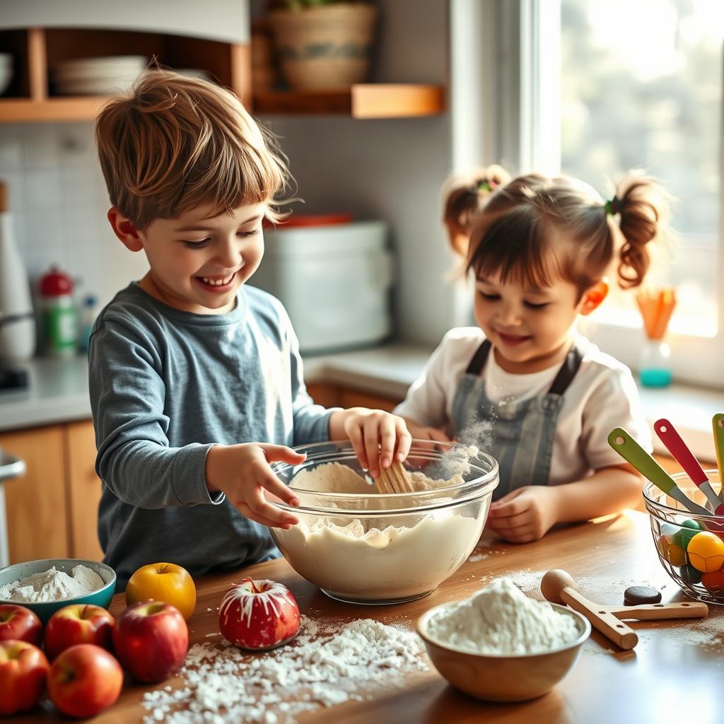 cuisiner avec enfants