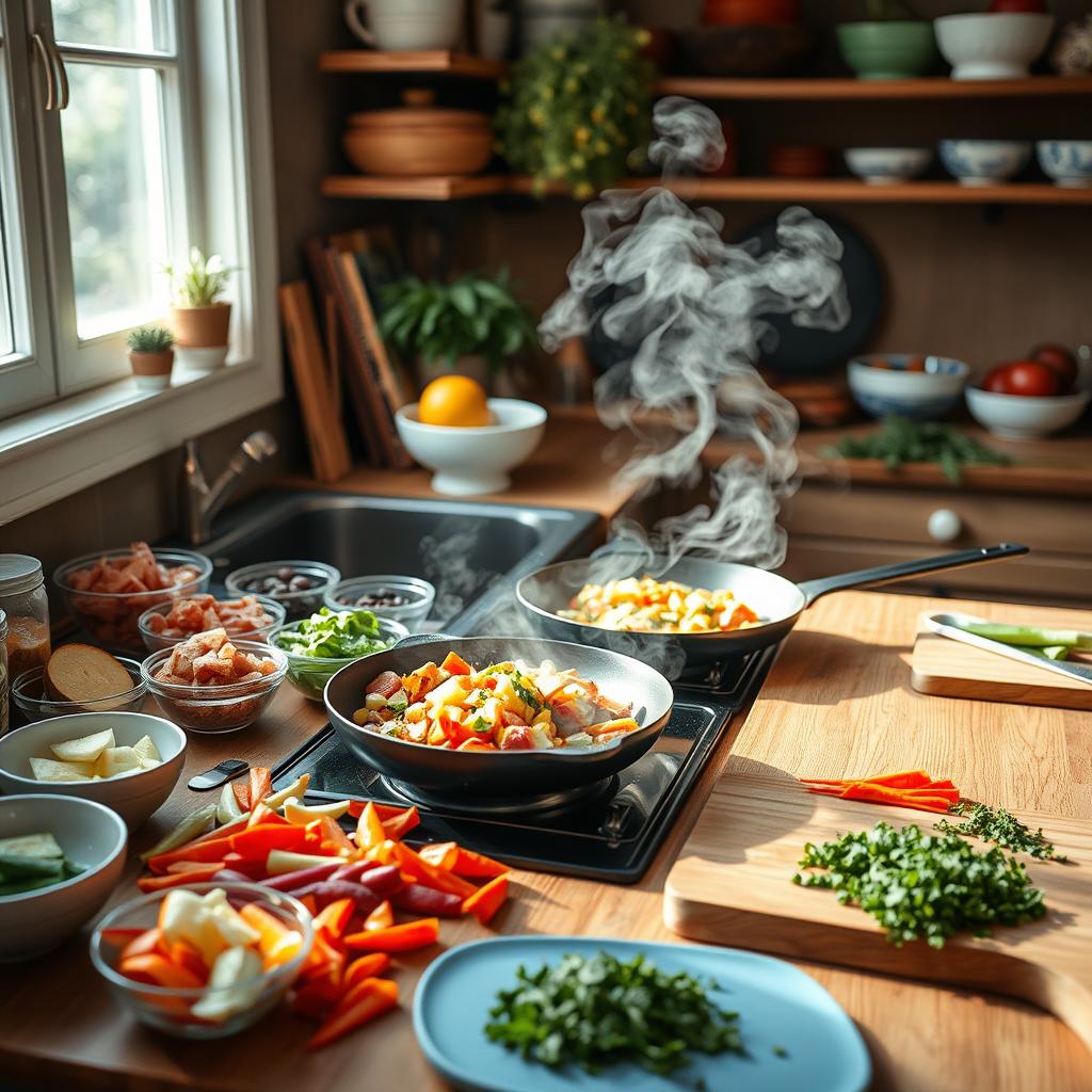 cuisiner avec les restes