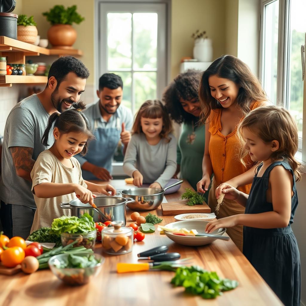 cuisiner en famille