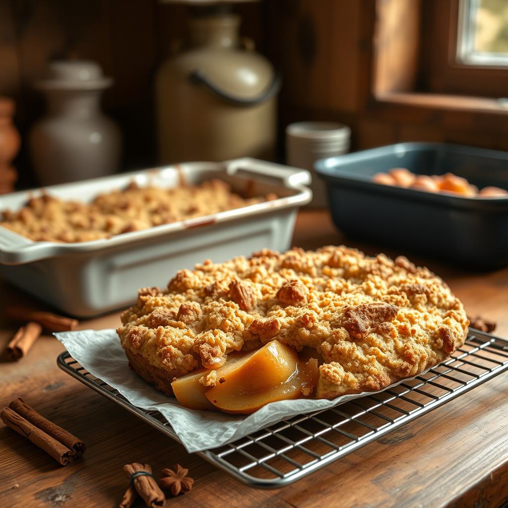 cuisson du crumble pomme