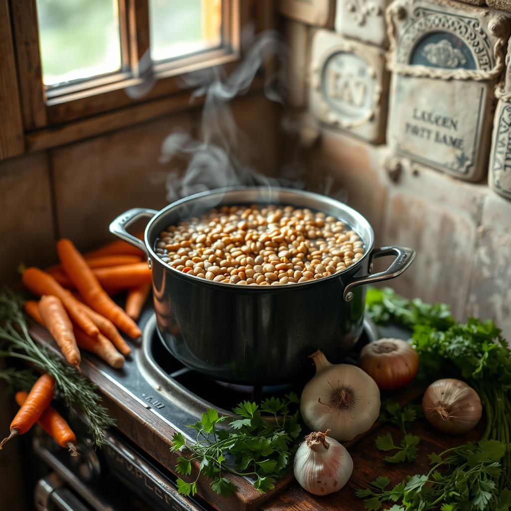 cuisson lentilles