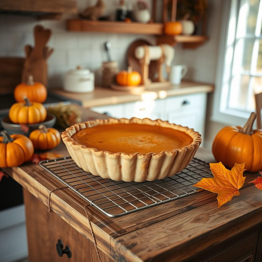 cuisson pumpkin pie