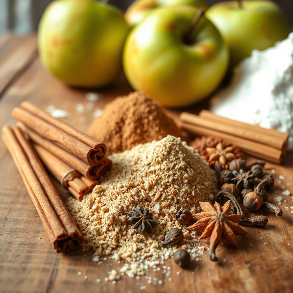 épices gâteau aux pommes