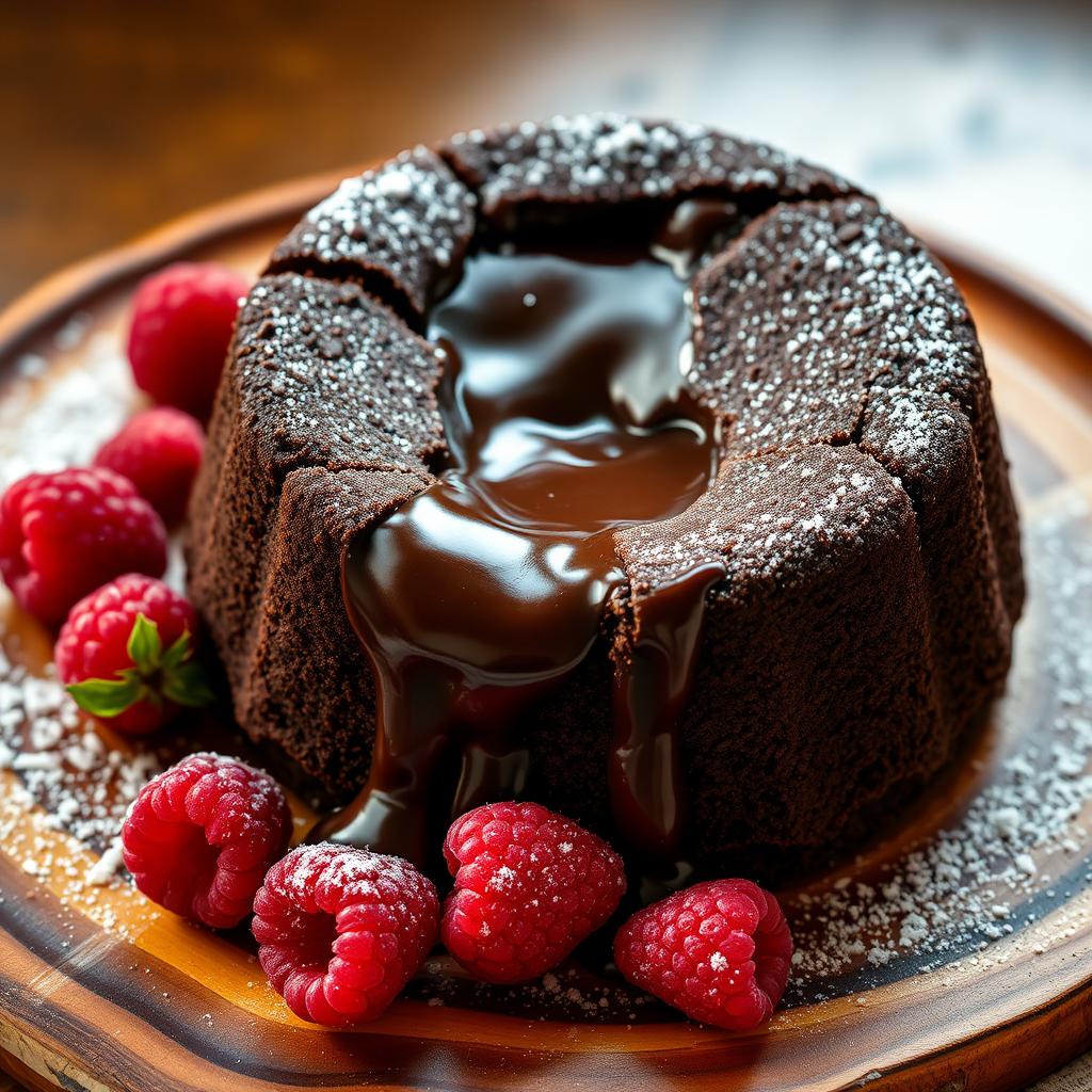 fondant au chocolat coulant