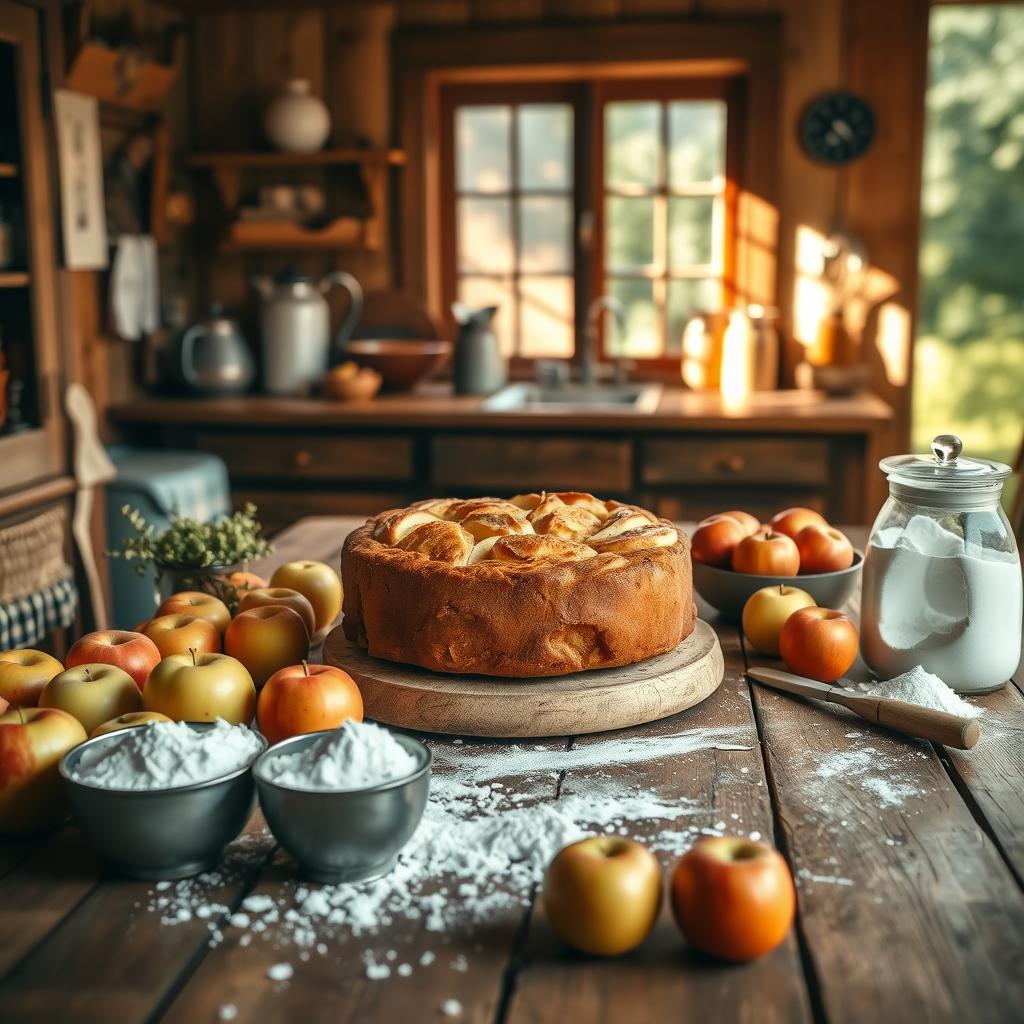 histoire gâteau aux pommes