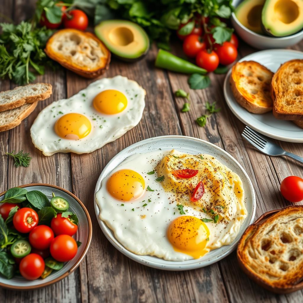 idées de repas avec œufs brouillés