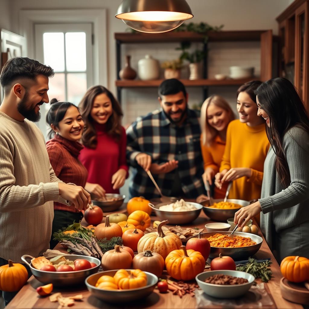 implication familiale en cuisine ensemble