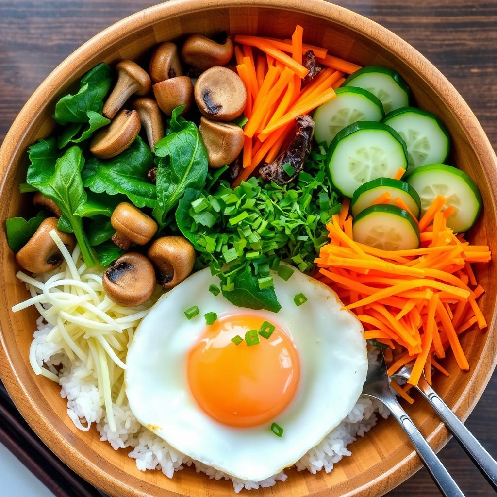 ingrédients bibimbap