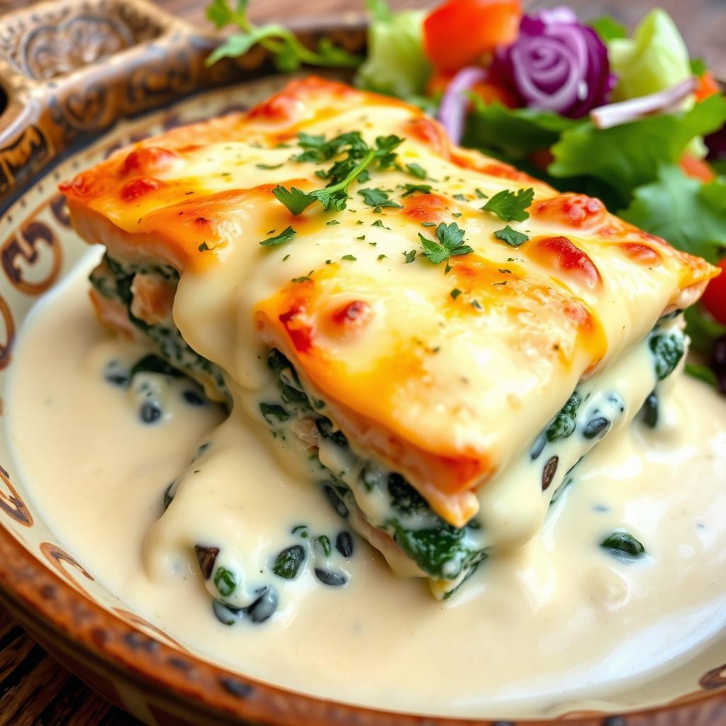 lasagne epinard saumon